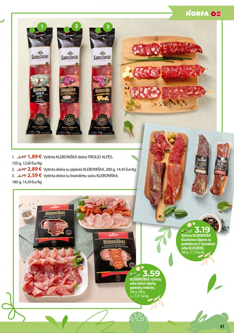 NORFA akcijų leidinys „Pavasaris švenčia!“ puslapis 41