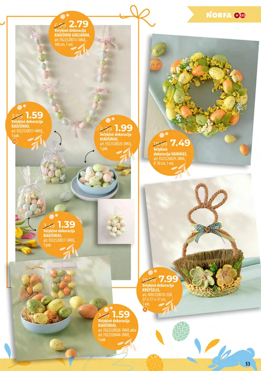 NORFA akcijų leidinys „Pavasaris švenčia!“ puslapis 53