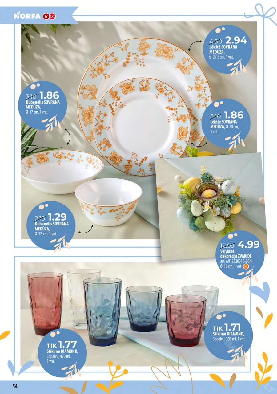 NORFA akcijų leidinys „Pavasaris švenčia!“ puslapis 54