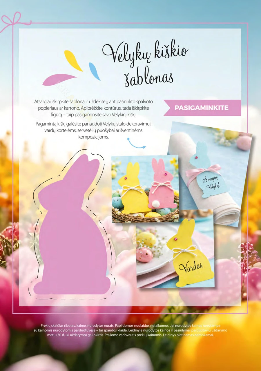 NORFA akcijų leidinys „Pavasaris švenčia!“ puslapis 56