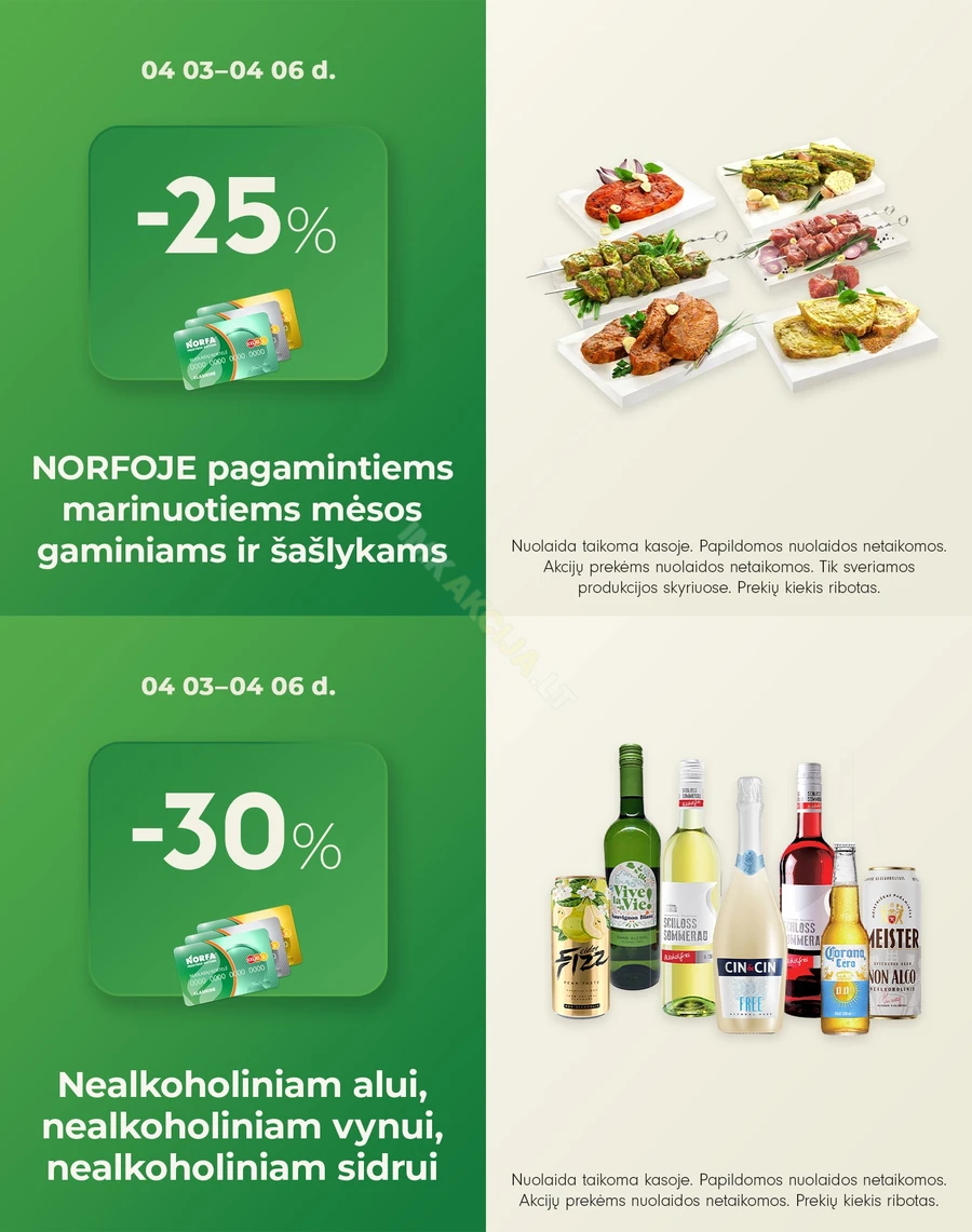 NORFA SAVAITGALIO akcijos puslapis 1