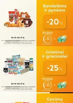 NORFA PRAKTIŠKŲ VALANDŲ pasiūlymai