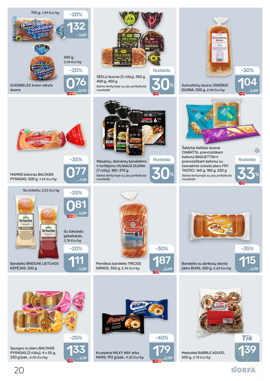 NORFA akcijų leidinys Nr. 9 puslapis 20