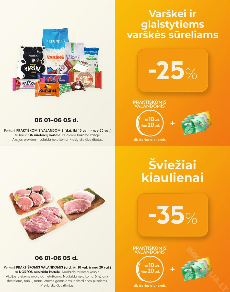 NORFA PRAKTIŠKŲ VALANDŲ pasiūlymai puslapis 1
