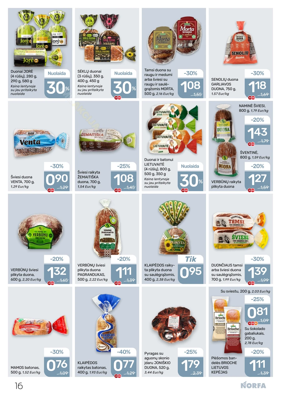 NORFA akcijų leidinys Nr. 12 puslapis 16