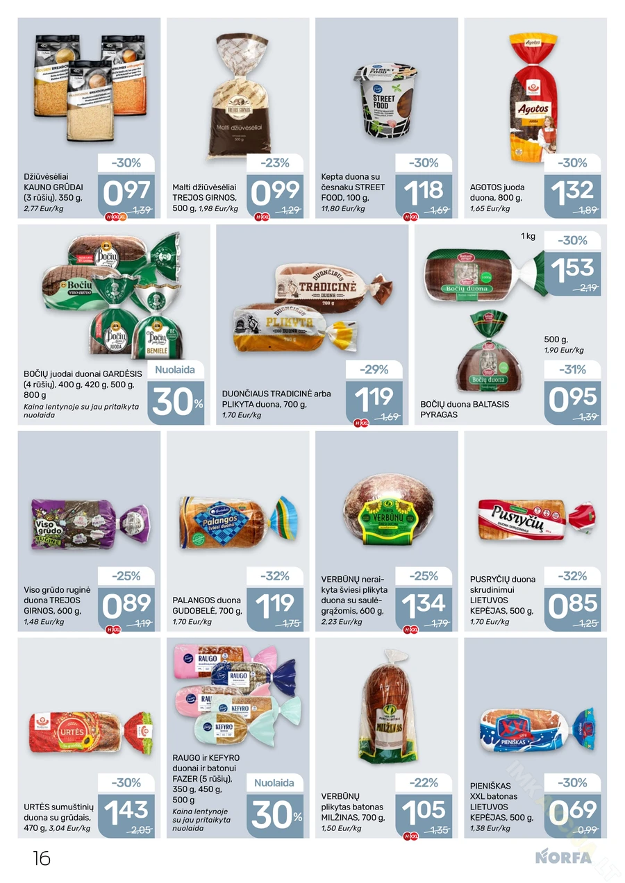 NORFA akcijų leidinys Nr. 14 puslapis 16