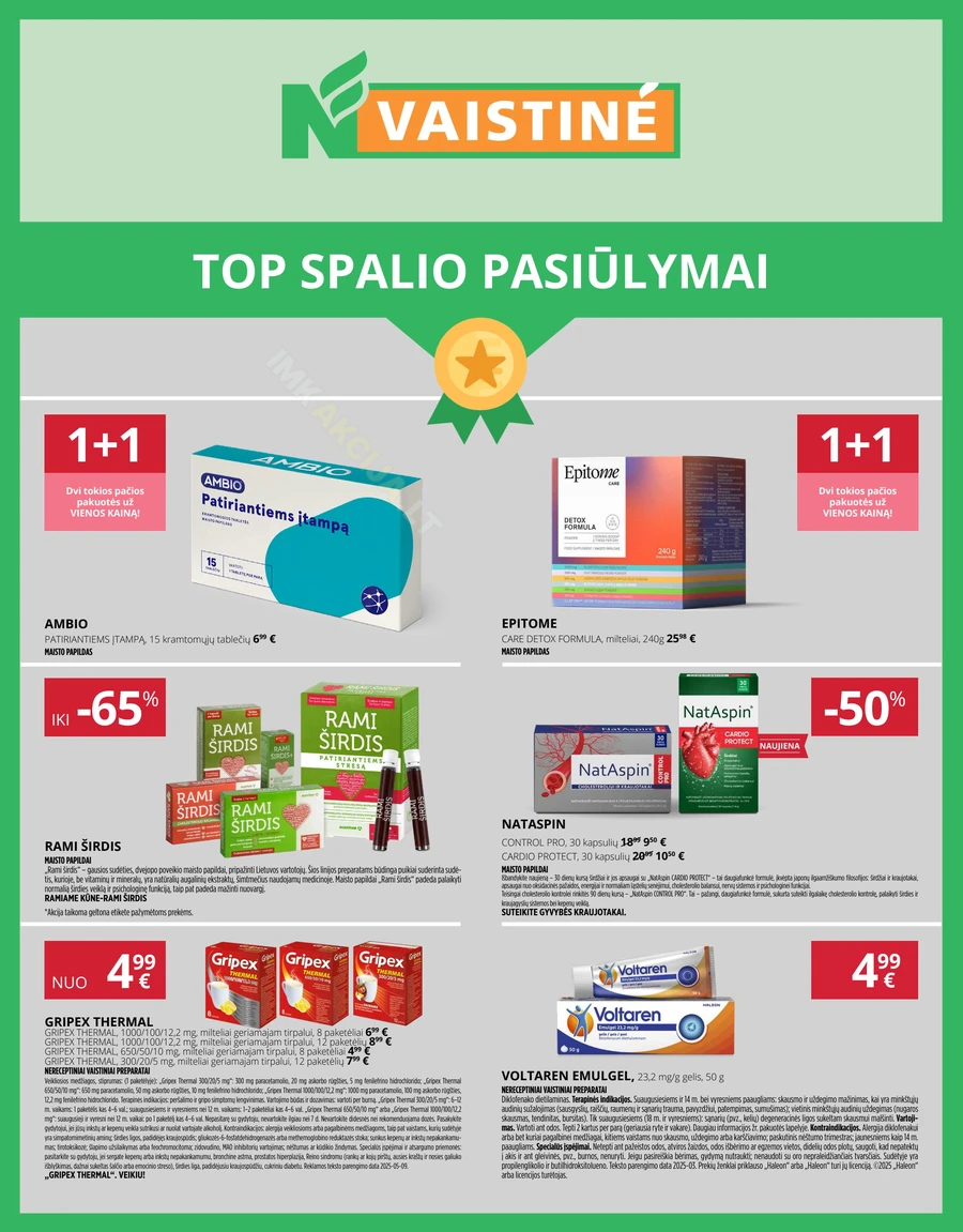 NORFOS VAISTINĖ akcijų leidinys puslapis 1