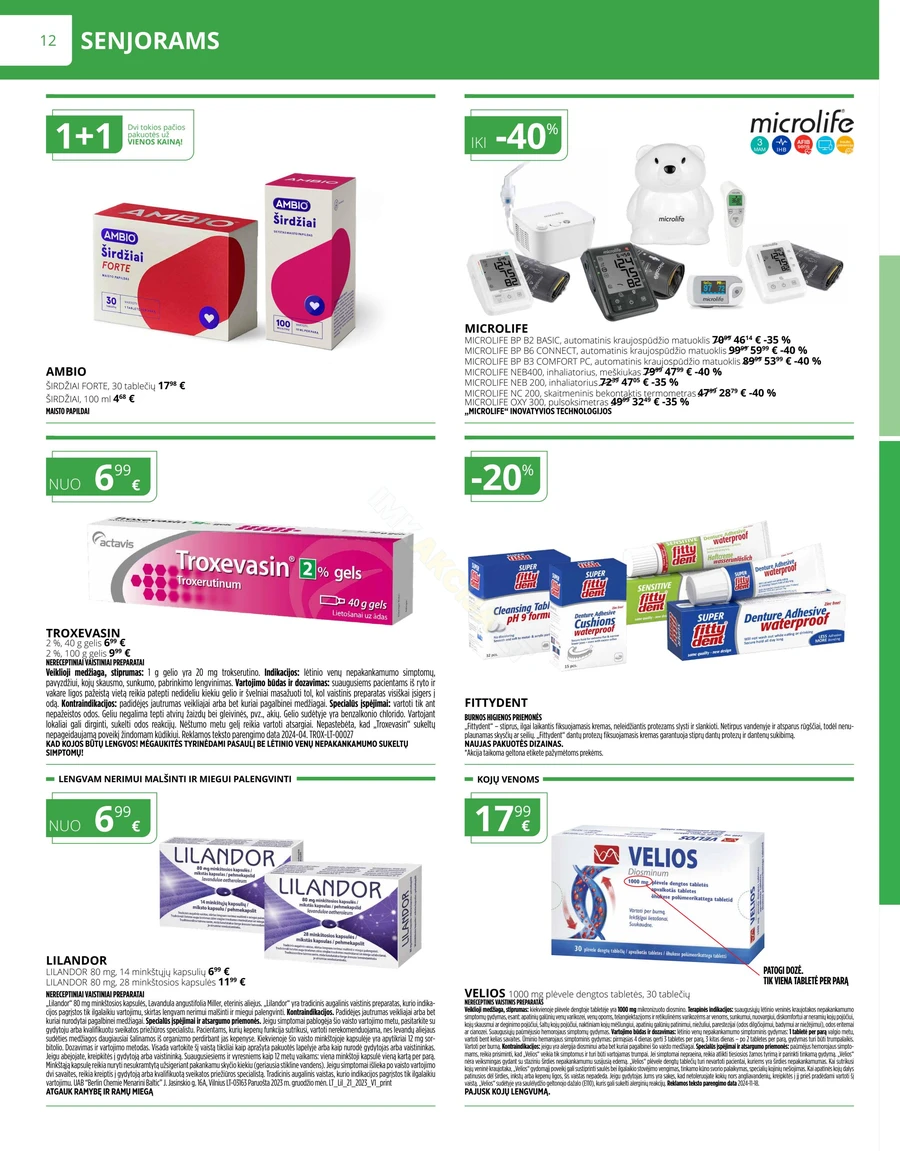 NORFOS VAISTINĖ akcijų leidinys puslapis 12