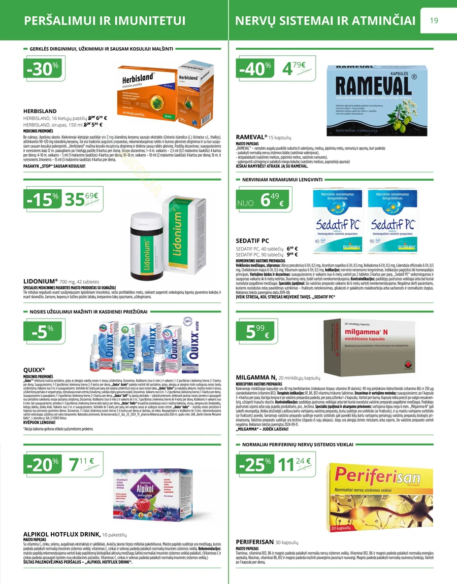 NORFOS VAISTINĖ akcijų leidinys puslapis 19