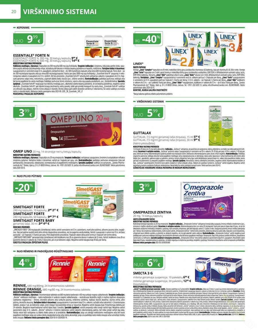 NORFOS VAISTINĖ akcijų leidinys puslapis 20