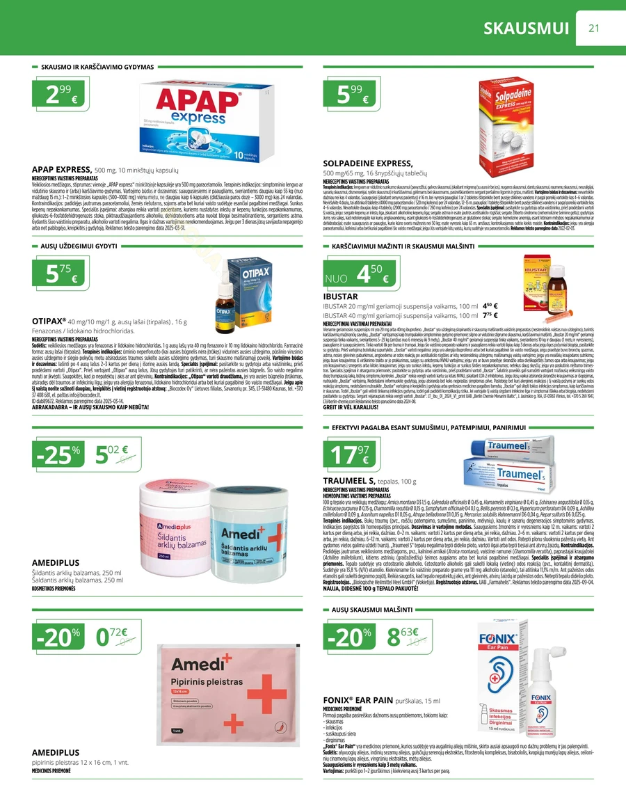 NORFOS VAISTINĖ akcijų leidinys puslapis 21