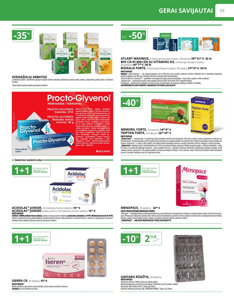 NORFOS VAISTINĖ akcijų leidinys puslapis 23