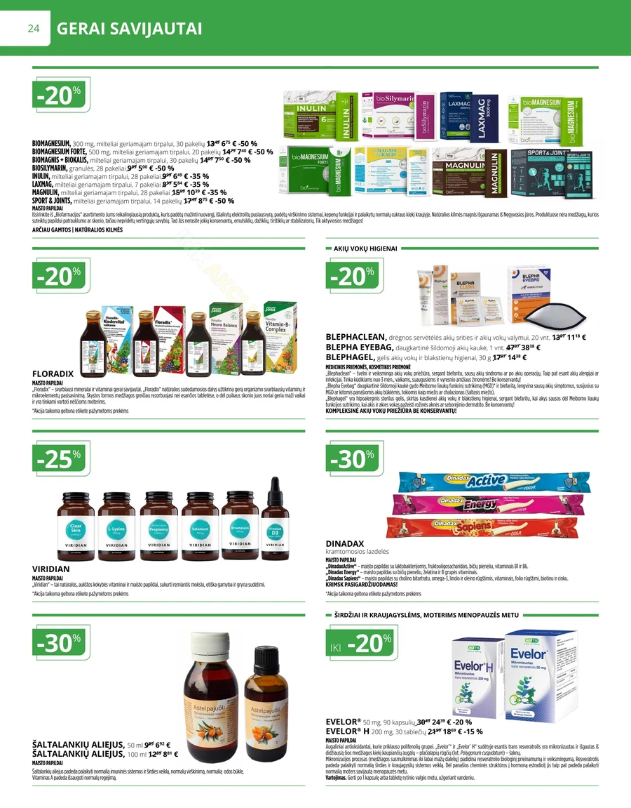 NORFOS VAISTINĖ akcijų leidinys puslapis 24
