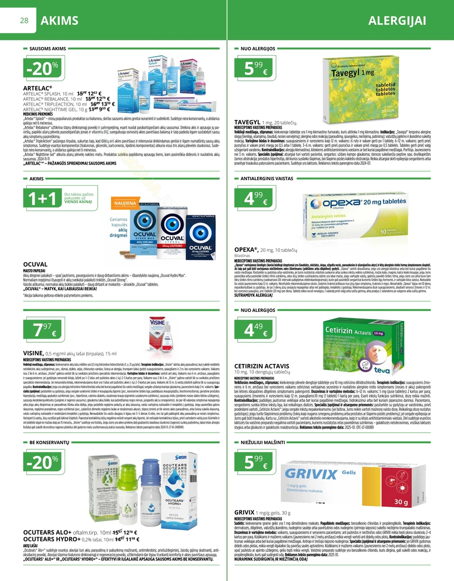 NORFOS VAISTINĖ akcijų leidinys puslapis 28