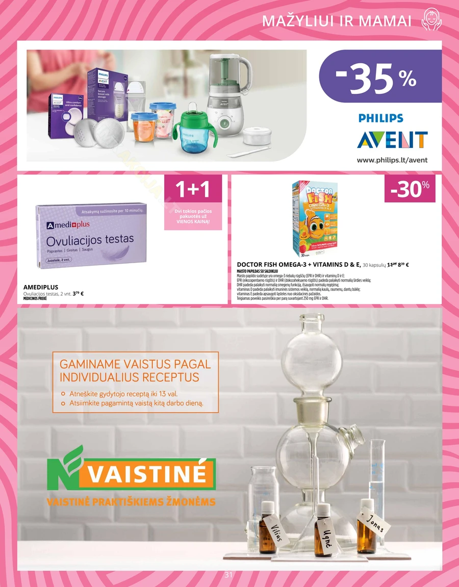 NORFOS VAISTINĖ akcijų leidinys puslapis 31