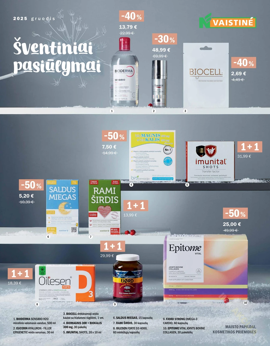 NORFOS VAISTINĖ akcijų leidinys puslapis 1