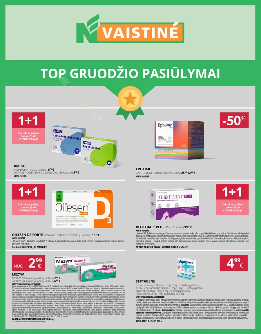 NORFOS VAISTINĖ akcijų leidinys puslapis 2