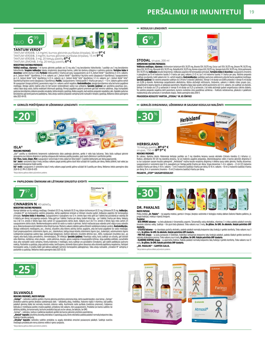 NORFOS VAISTINĖ akcijų leidinys puslapis 19