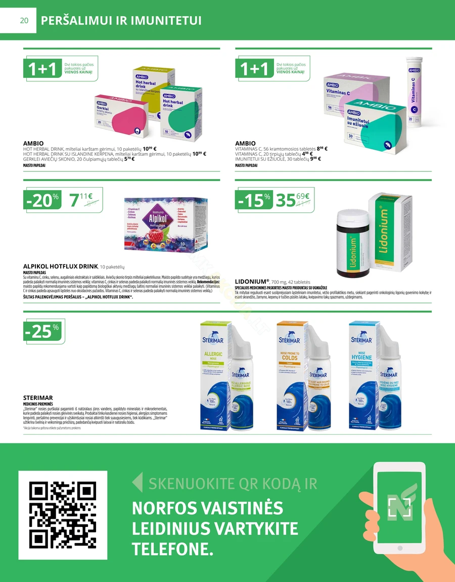 NORFOS VAISTINĖ akcijų leidinys puslapis 20