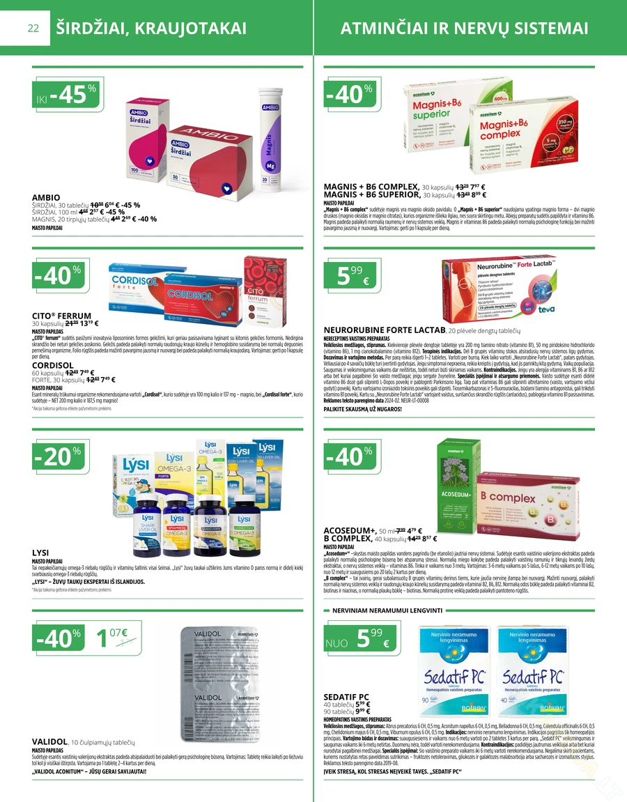 NORFOS VAISTINĖ akcijų leidinys puslapis 22