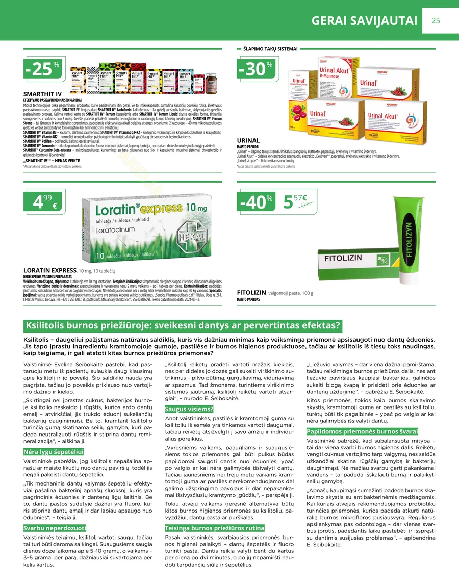 NORFOS VAISTINĖ akcijų leidinys puslapis 25