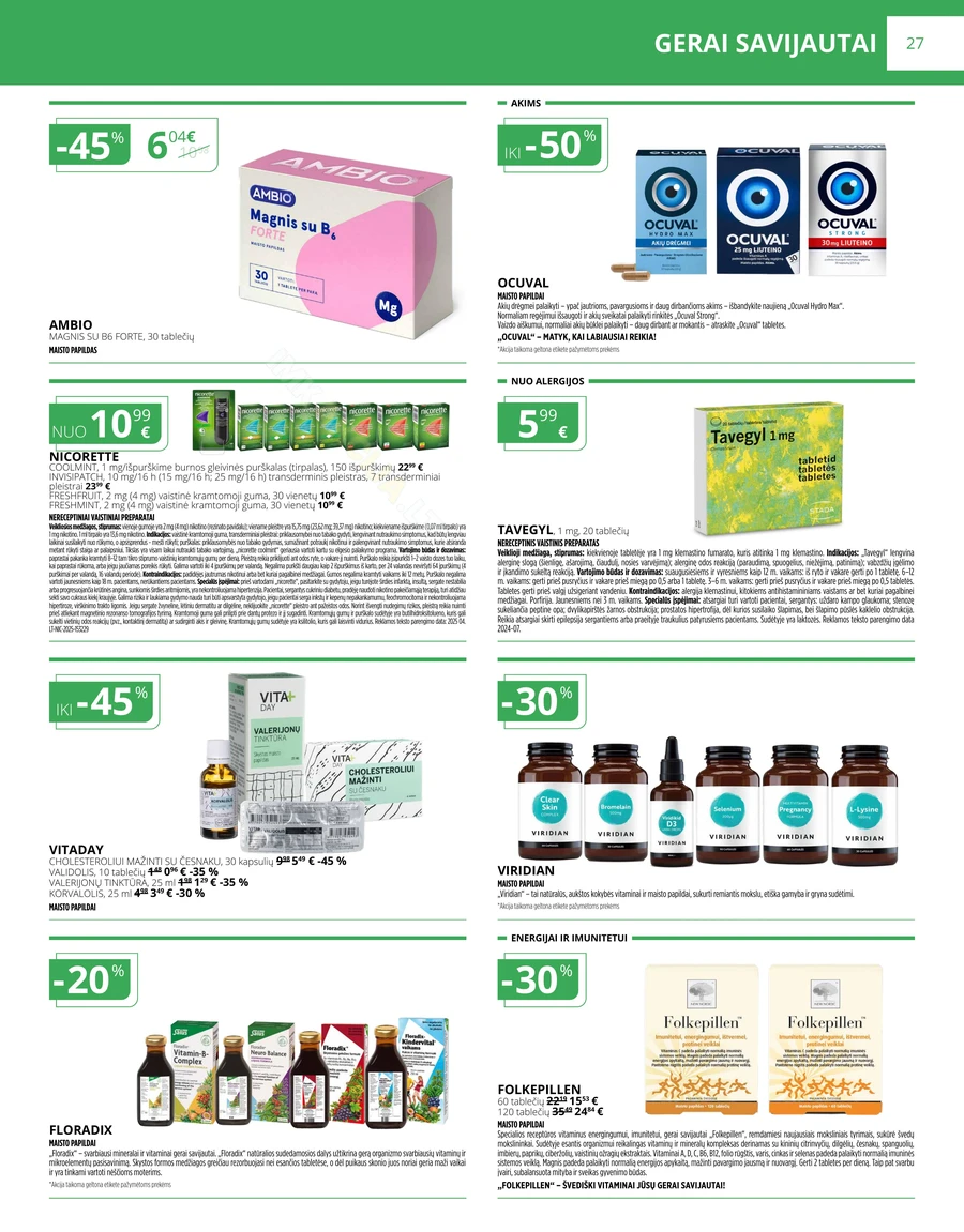 NORFOS VAISTINĖ akcijų leidinys puslapis 27