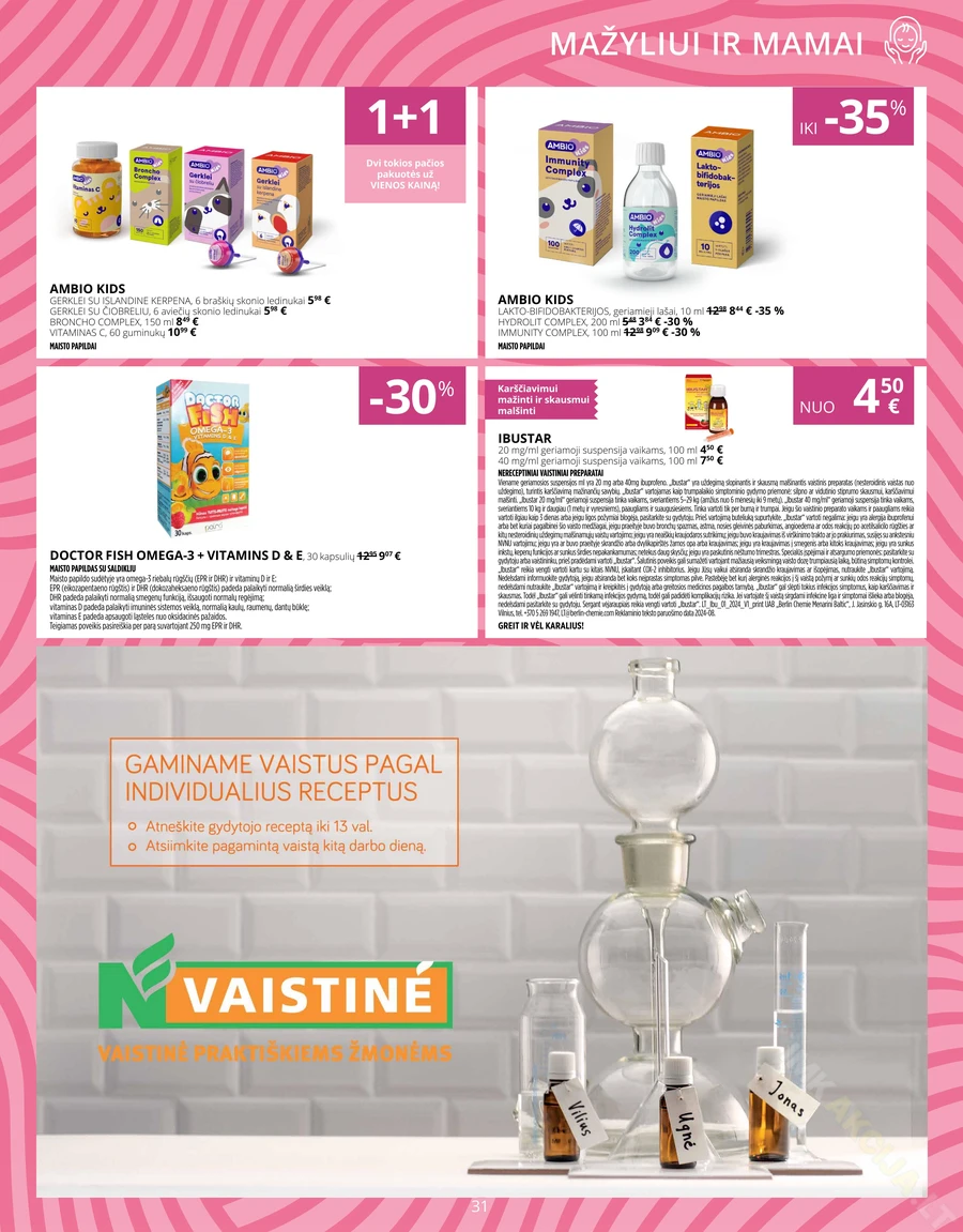NORFOS VAISTINĖ akcijų leidinys puslapis 31