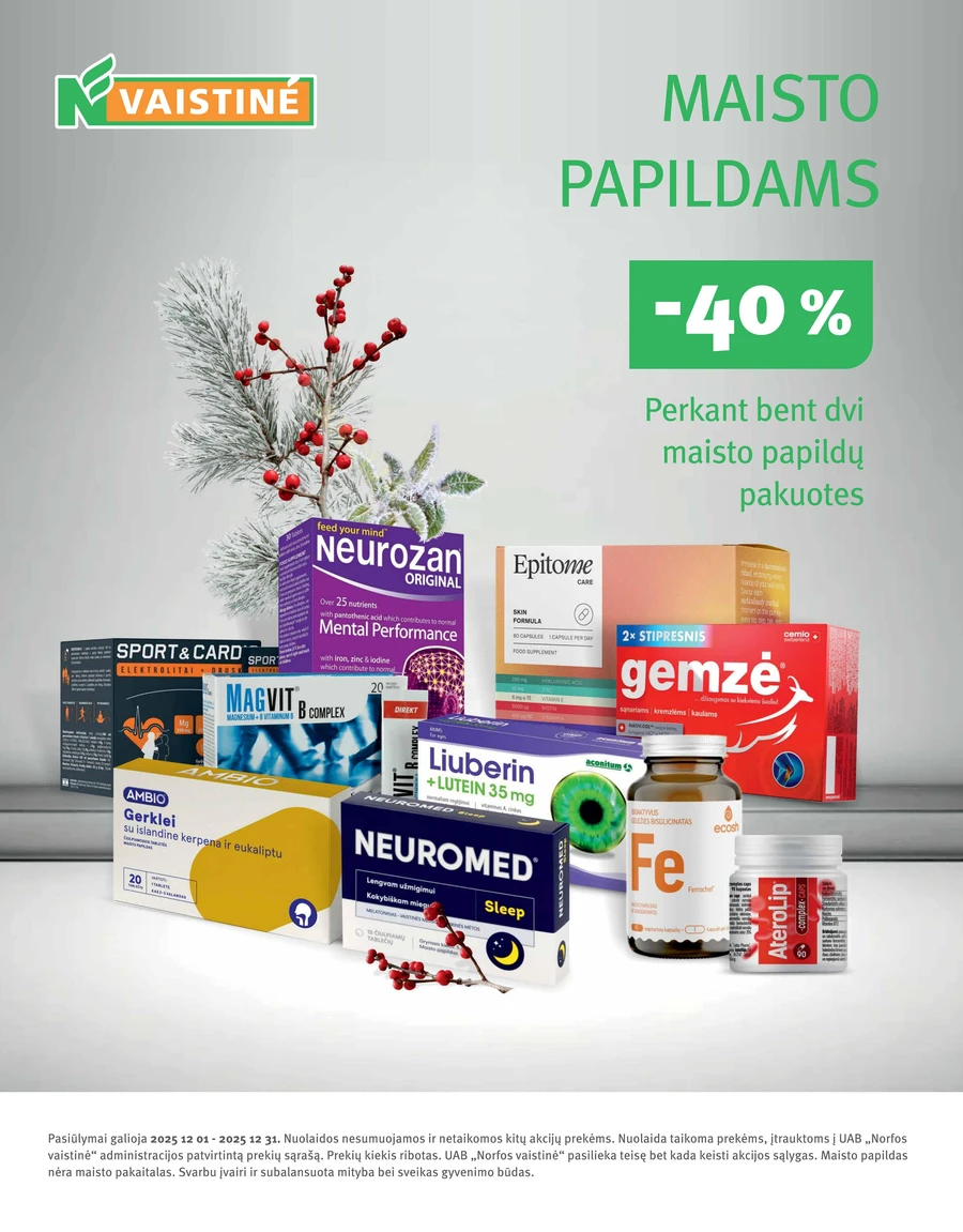 NORFOS VAISTINĖ akcijų leidinys puslapis 32