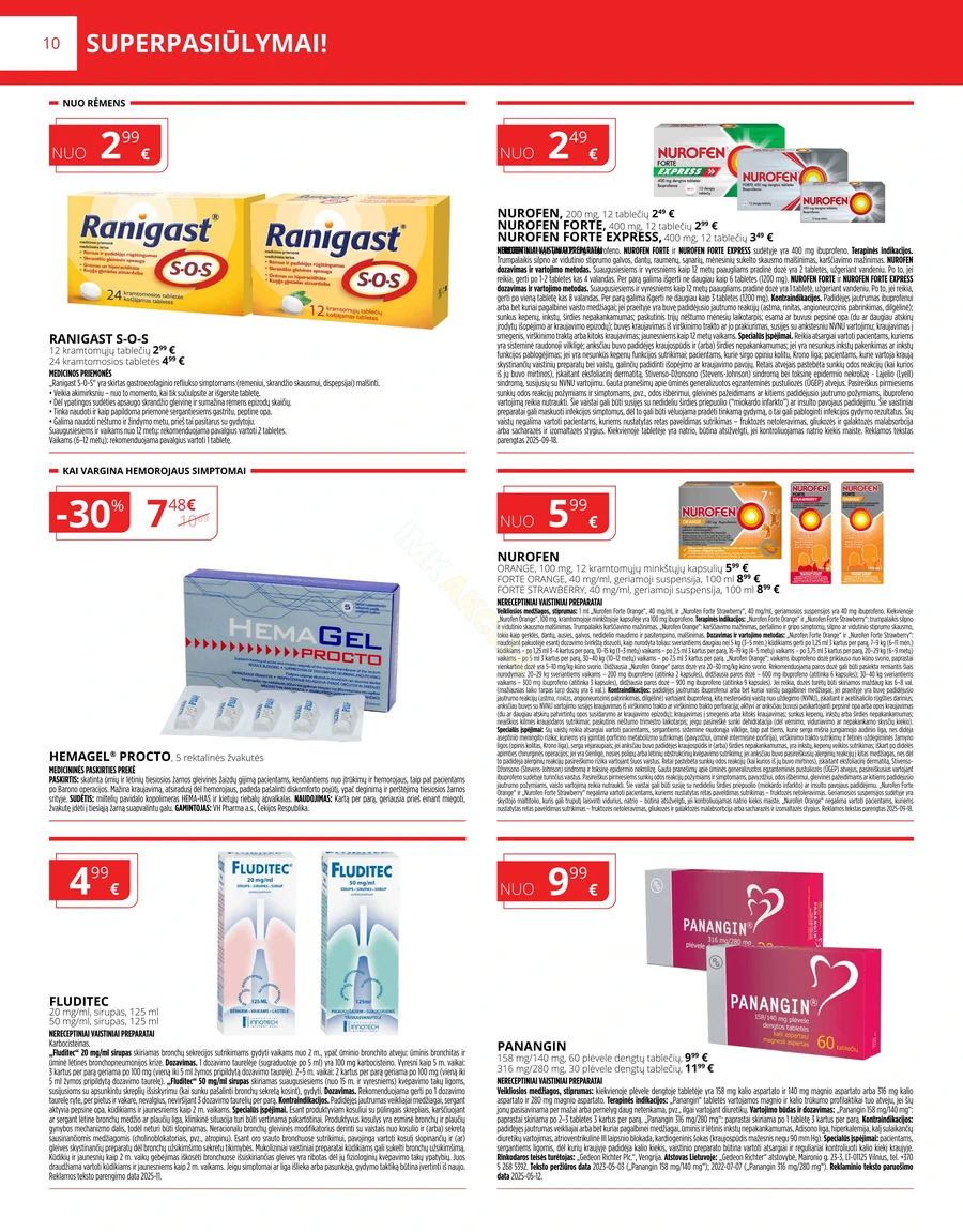 NORFOS VAISTINĖ akcijų leidinys puslapis 10
