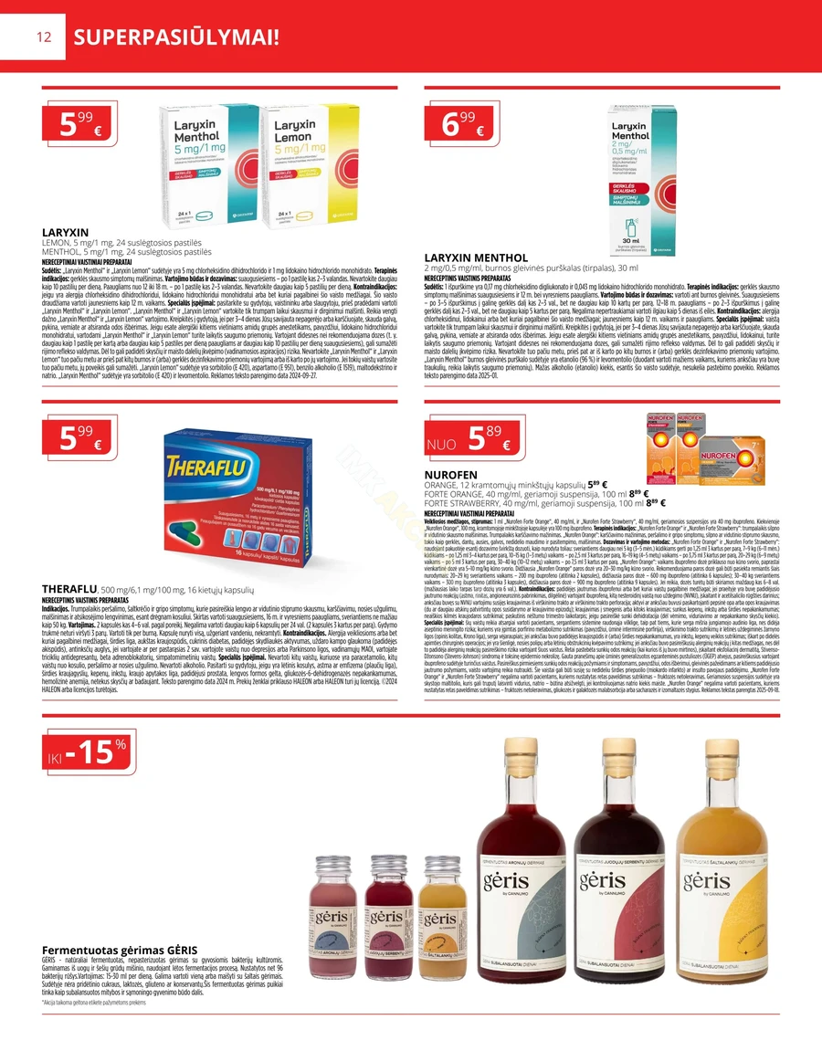 NORFOS VAISTINĖ akcijų leidinys puslapis 12