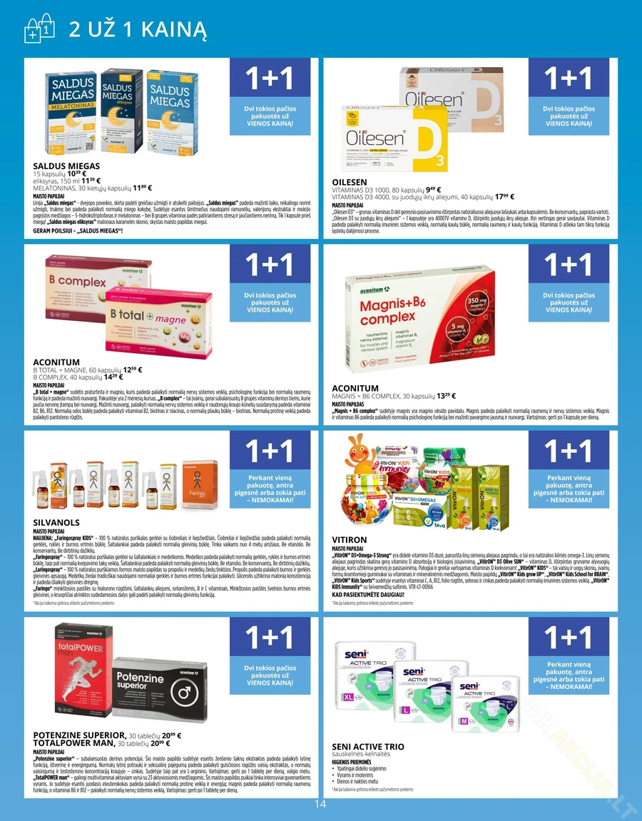 NORFOS VAISTINĖ akcijų leidinys puslapis 14