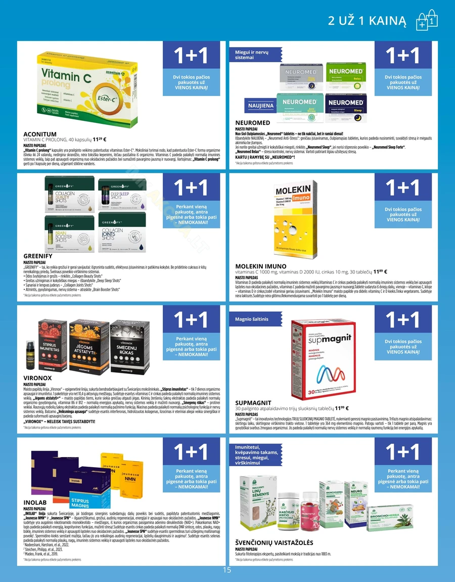 NORFOS VAISTINĖ akcijų leidinys puslapis 15