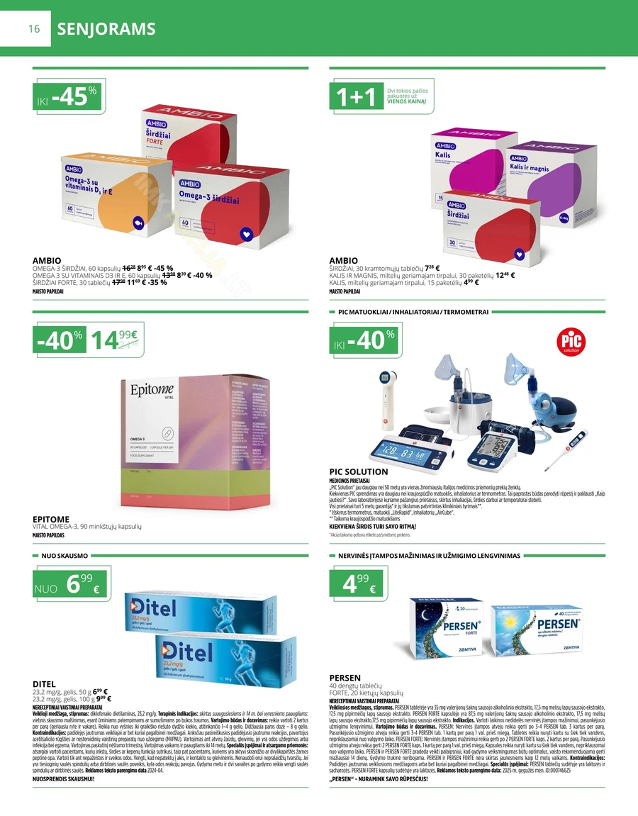 NORFOS VAISTINĖ akcijų leidinys puslapis 16