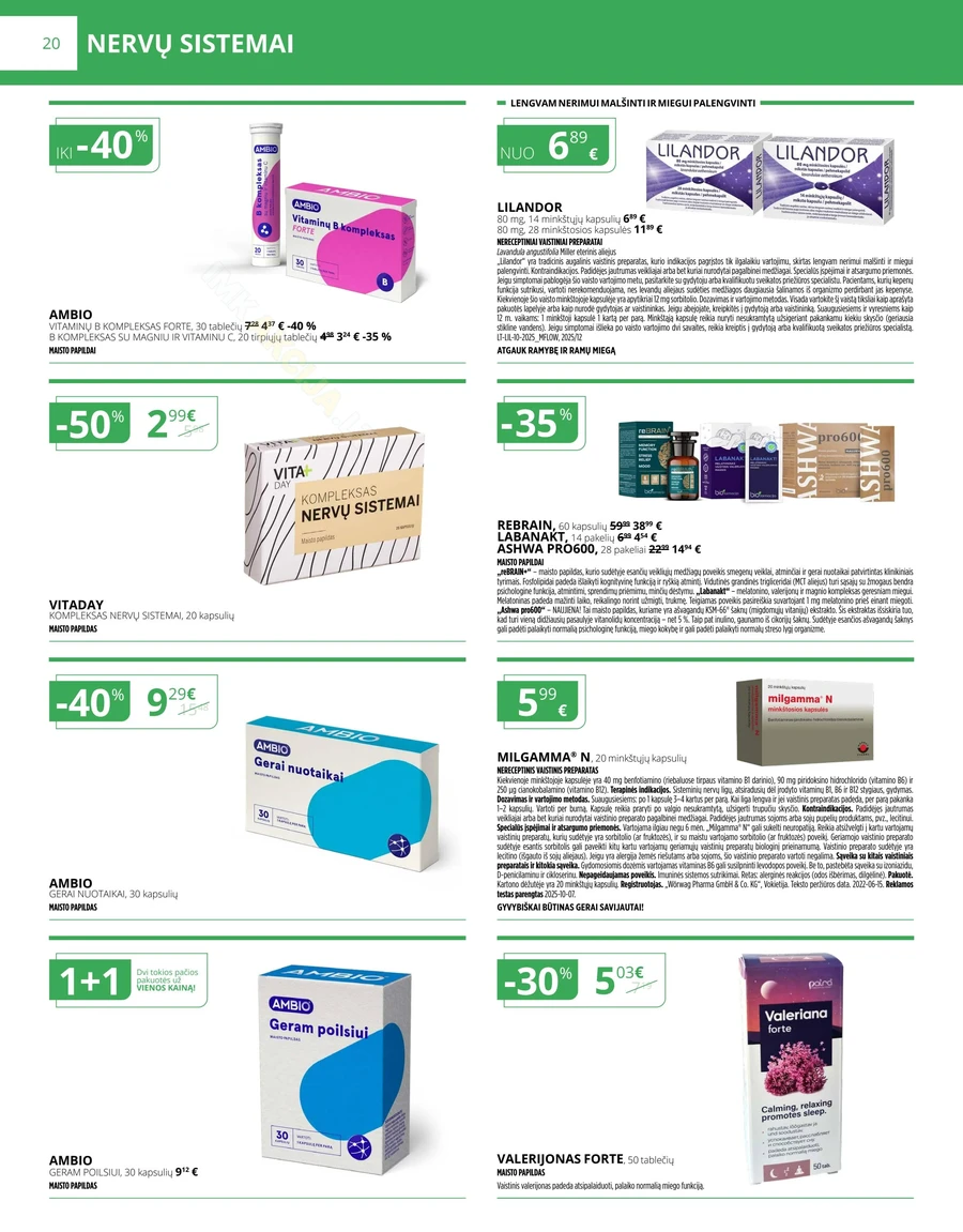 NORFOS VAISTINĖ akcijų leidinys puslapis 20