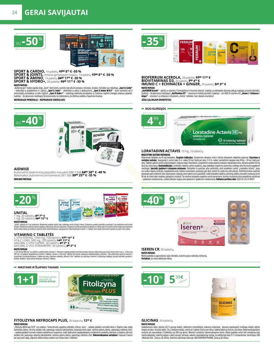NORFOS VAISTINĖ akcijų leidinys puslapis 24