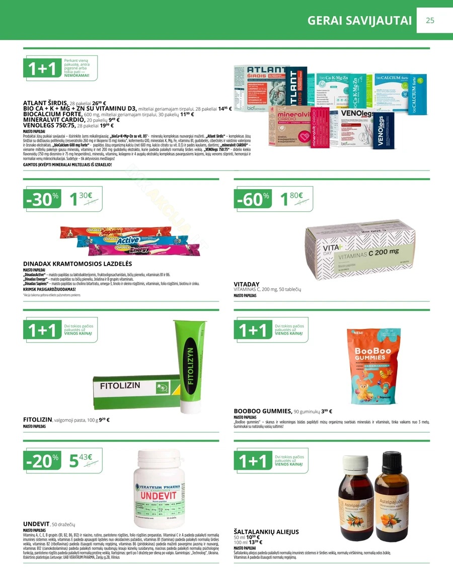 NORFOS VAISTINĖ akcijų leidinys puslapis 25