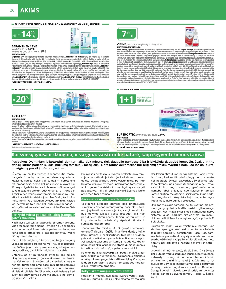 NORFOS VAISTINĖ akcijų leidinys puslapis 26