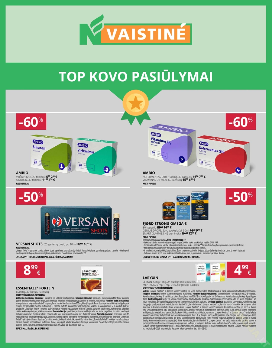 NORFOS VAISTINĖ akcijų leidinys puslapis 1