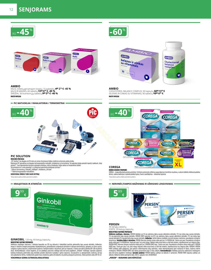 NORFOS VAISTINĖ akcijų leidinys puslapis 12