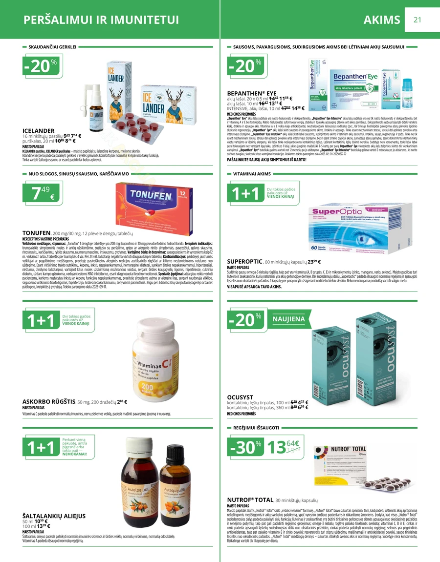 NORFOS VAISTINĖ akcijų leidinys puslapis 21