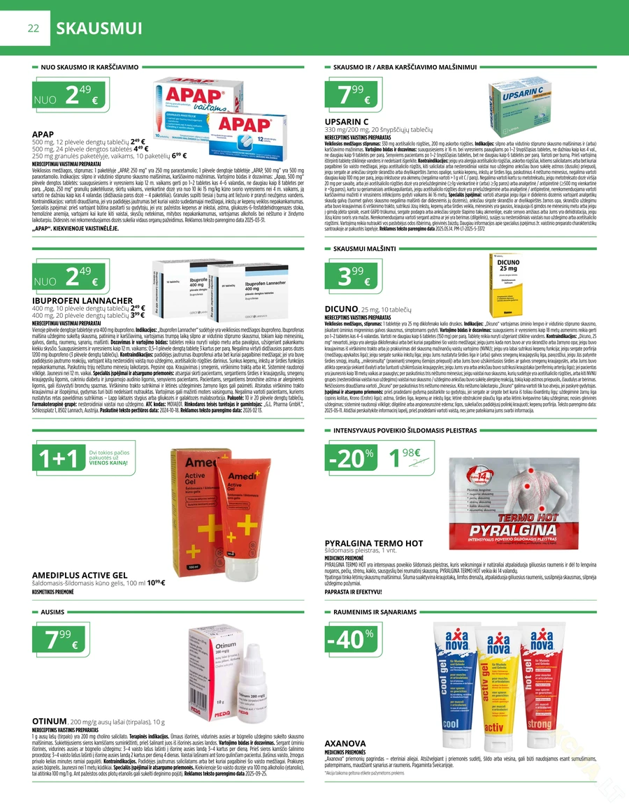 NORFOS VAISTINĖ akcijų leidinys puslapis 22