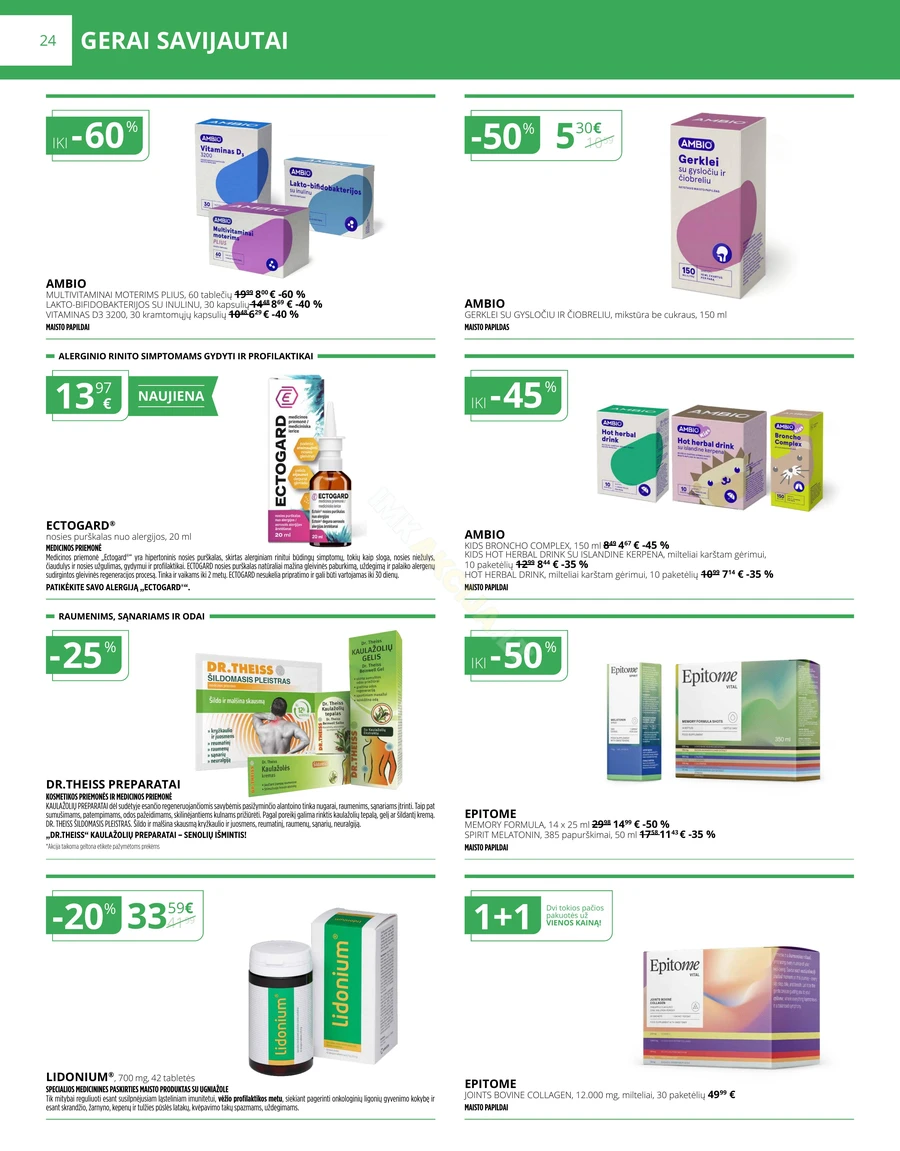 NORFOS VAISTINĖ akcijų leidinys puslapis 24
