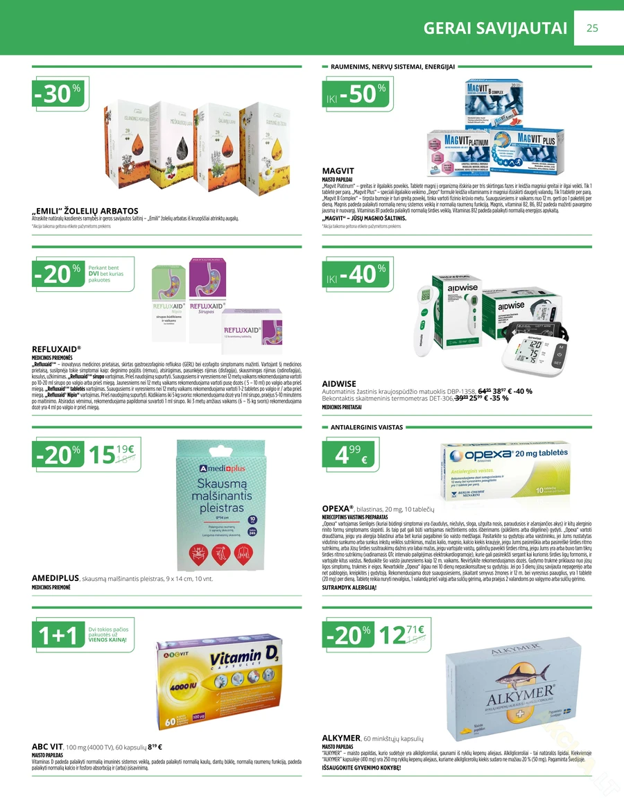 NORFOS VAISTINĖ akcijų leidinys puslapis 25