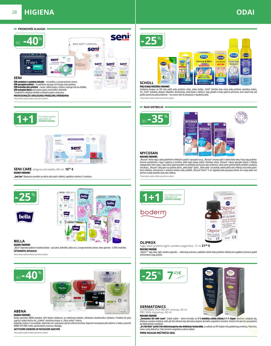 NORFOS VAISTINĖ akcijų leidinys puslapis 28