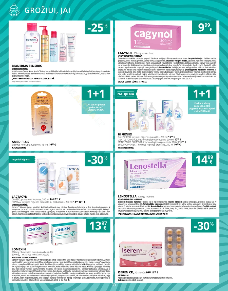 NORFOS VAISTINĖ akcijų leidinys puslapis 30