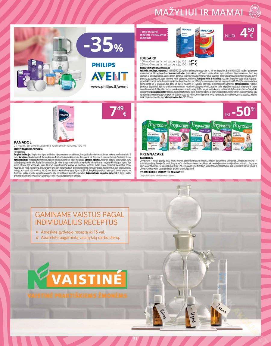 NORFOS VAISTINĖ akcijų leidinys puslapis 31