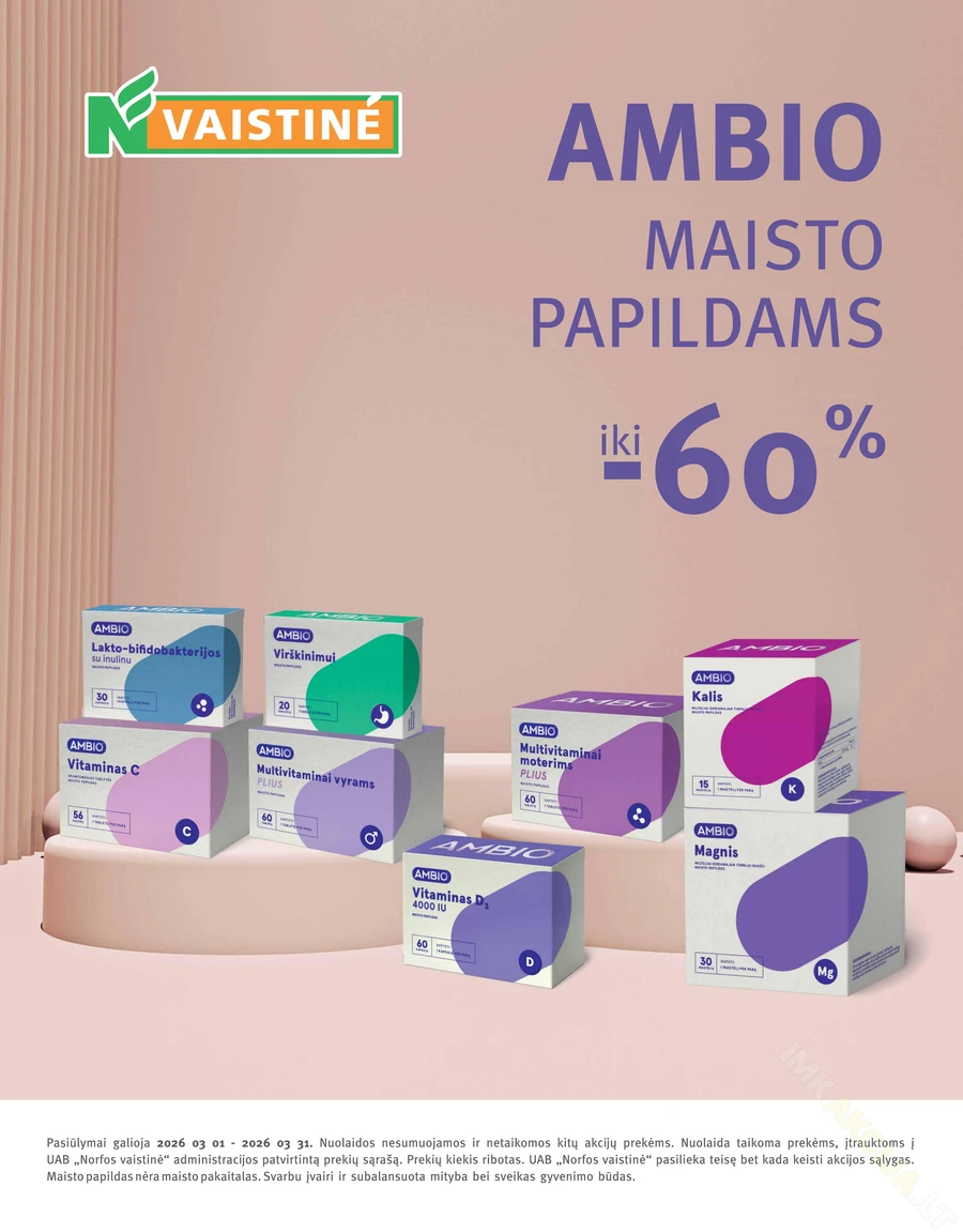 NORFOS VAISTINĖ akcijų leidinys puslapis 32