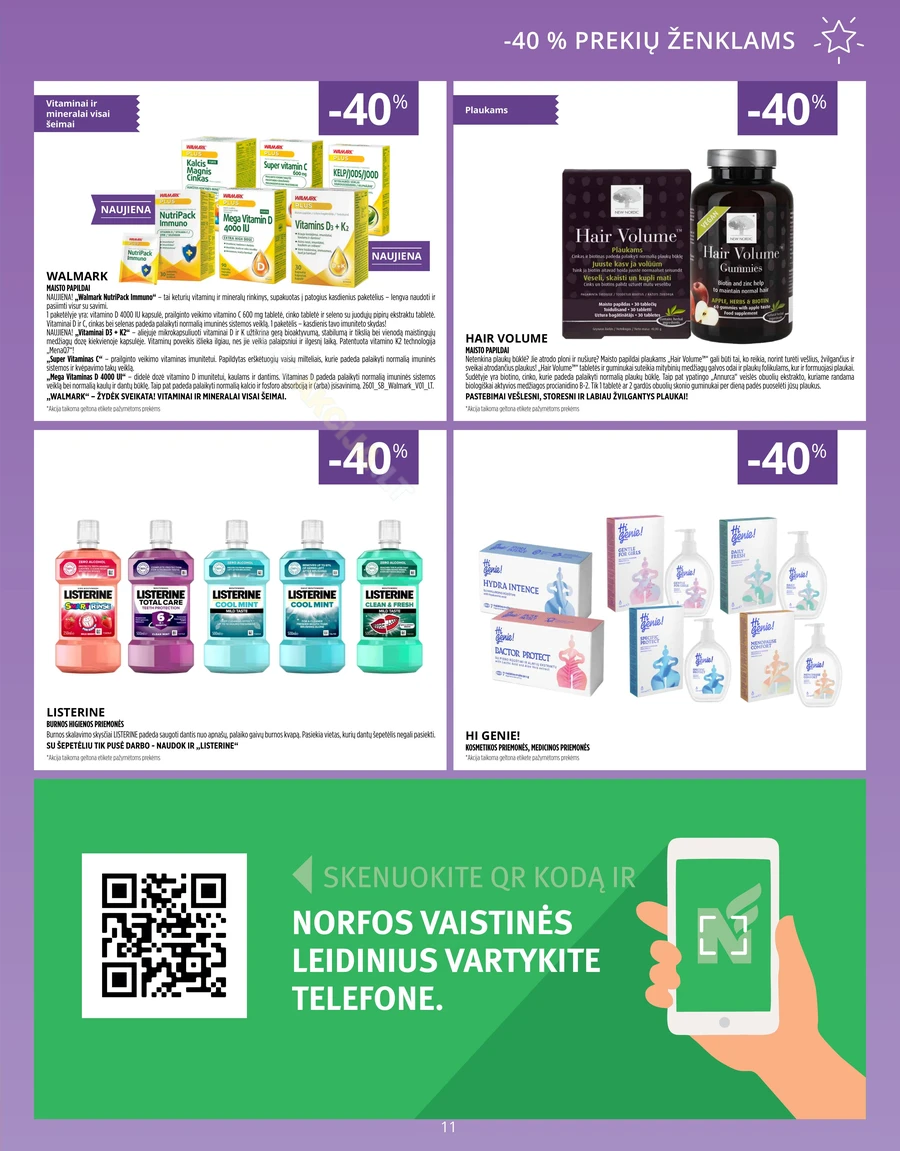 NORFOS VAISTINĖ akcijų leidinys puslapis 11