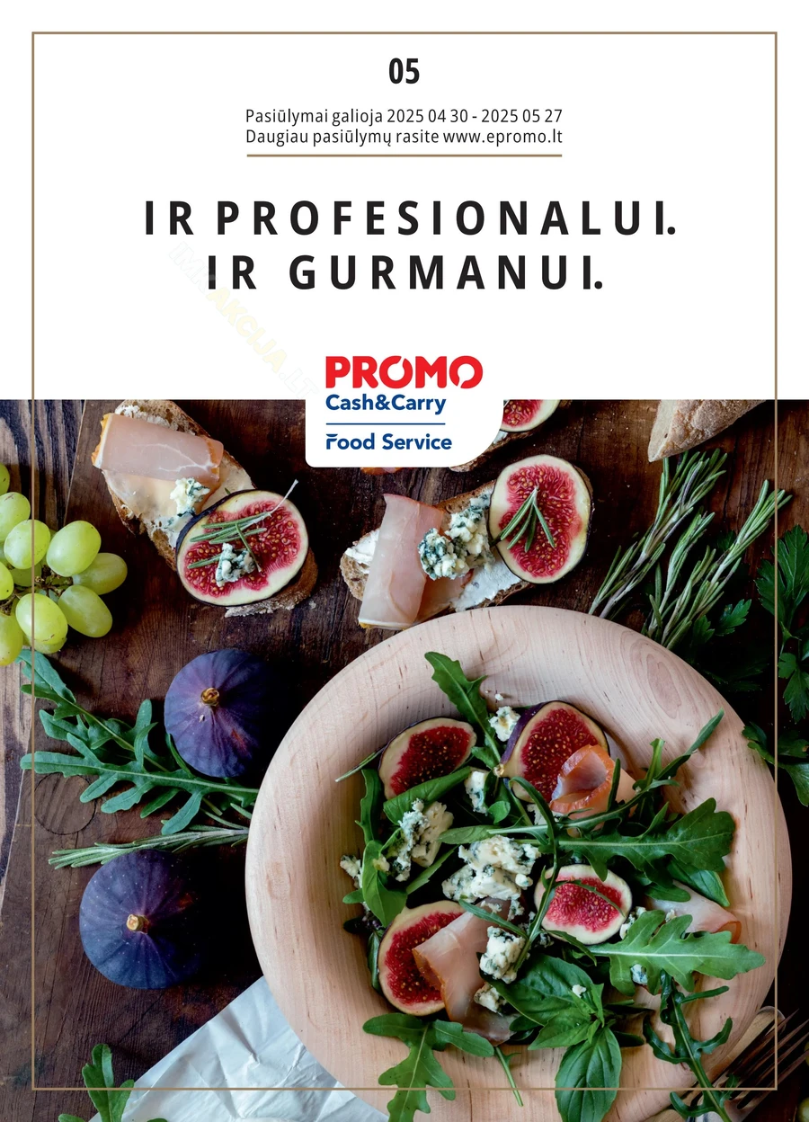 PROMO Food Service akcijų leidinys puslapis 1