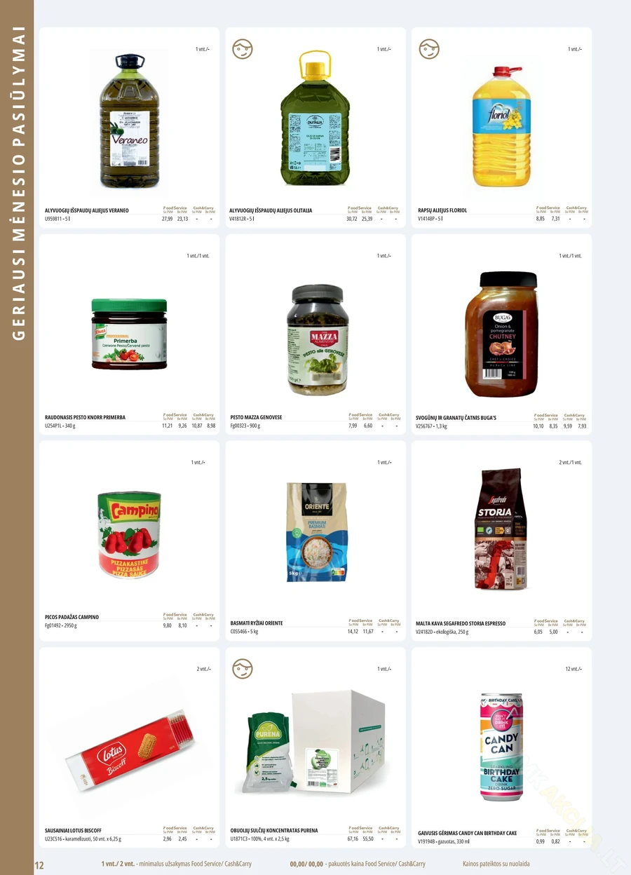 PROMO Food Service akcijų leidinys puslapis 12